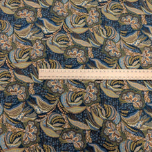Load image into Gallery viewer, Liberty 100% Cotton Tana Lawn, Medusa, with a ruler for scale, for sale at Minerva&#39;s Bower