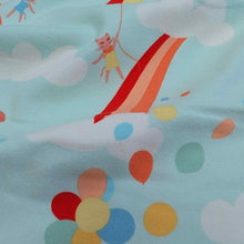 Load image into Gallery viewer, Drape of Art Gallery 100% Cotton, Purr Parade Meow in the Clouds, for sale at Minerva&#39;s Bower
