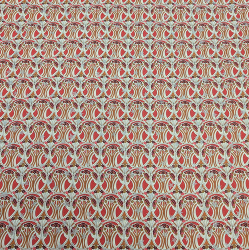 Flat lay of Liberty 100% cotton Tana Lawn Metallic Mauverina Star,  for sale at Minerva's Bower