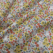 Load image into Gallery viewer, Flat drape of Liberty 100% Cotton Tana Lawn, Miffy Prairie Day A - for sale at MInerva's Bower