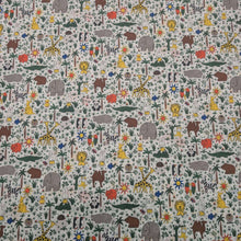 Load image into Gallery viewer, Flat lay of Liberty 100% Cotton Tana Lawn, Miffy Zoology_A, for sale at MInerva's Bower