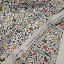 Load image into Gallery viewer, Selvedge detail of Liberty 100% Cotton Tana Lawn, Miffy Zoology_A - for sale at MInerva's Bower