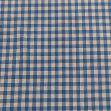 Load image into Gallery viewer, 90% Modal 10% Silk 0.9mm Gingham, Atlantic, for sale at Minerva&#39;s Bower