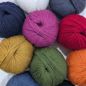 Multiple Balls Merino Magic 8ply, all available at Minerva's Bower