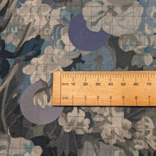 Load image into Gallery viewer, Close up flat lay of Liberty 100% Cotton Tana Lawn, Myrtle and Mary B, ruler included for scale - for sale at Minerva's Bower