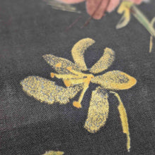 Load image into Gallery viewer, Close up detail of Nani IRO Hana No Toki Niwa Organic 100% Cotton Double Gauze, Cedar - for sale at Minereva's Bower
