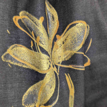 Load image into Gallery viewer, Close up detail of Nani IRO Hana No Toki Niwa Organic 100% Cotton Double Gauze, Cedar - for sale at Minereva's Bower