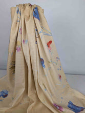 Load image into Gallery viewer, Drape of Nani IRO Hana No Toki Niwa Organic Double Gauze, Sand - for sale at Minerva's Bower