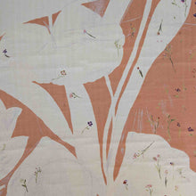Load image into Gallery viewer, Flat lay of Nani IRO Sanga Organic 100% Cotton Double Gauze, Peach - for sale at Minerva's Bower