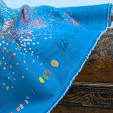 Load image into Gallery viewer, Selvedge of Iconic Nani IRO Water Fall , 80% Cotton 20% Silk, for sale at Minerva's Bower 