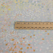Load image into Gallery viewer, Close up flat lay of Nani IRO 100% Cotton Waterfall Double Gauze, Cloud, ruler included for scale - for sale at Minervas's Bower