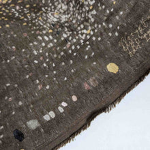 Load image into Gallery viewer, Close up of selvedge of Nani IRO 100% Cotton Waterfall Double Gauze, Hickory - for sale at Minervas's Bower