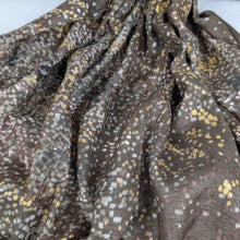 Load image into Gallery viewer, Drape of Nani IRO 100% Cotton Waterfall Double Gauze, Hickory - for sale at Minervas's Bower