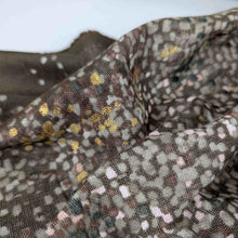 Load image into Gallery viewer, Close up drape of Nani IRO 100% Cotton Waterfall Double Gauze, Hickory - for sale at Minervas's Bower