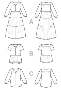Closet Core Patterns Nicks Dress and Blouse