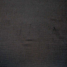 Load image into Gallery viewer, Flat lay of Organic 100% Cotton Double Gauze, Black - for sale at Minerva's Bower