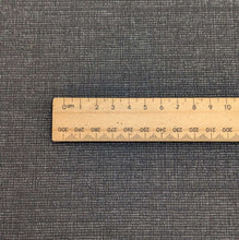 Load image into Gallery viewer, Close up flat lay of 100% Cotton Ottoman, Black for sale at Minerva's Bower, ruler included for scale