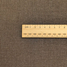 Load image into Gallery viewer, Close up flat lay of 100% Cotton Ottoman, Brown for sale at Minerva's Bower, ruler included for scale