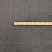 Load image into Gallery viewer, Flat lay of 100% Cotton Ottoman, Charcoal for sale at Minerva's Bower, ruler included for scale