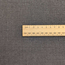 Load image into Gallery viewer, Close up flat lay of 100% Cotton Ottoman, Charcoal for sale at Minerva's Bower, ruler included for scale