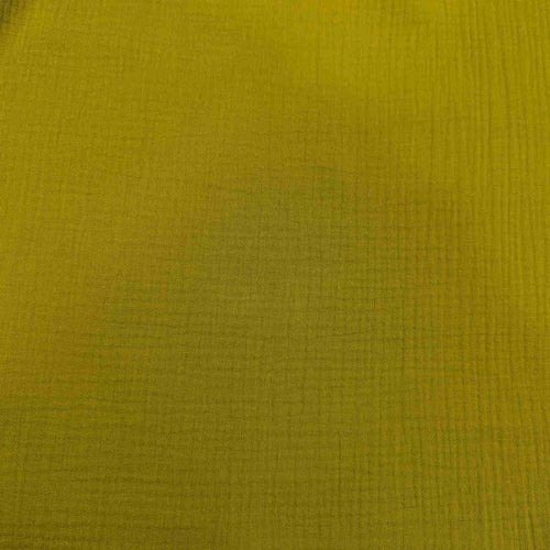 100% Organic Cotton Double Cloth Gauze, Avocado - 1/4 metre