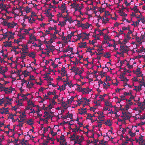 100% Cotton Tana Lawn, Wiltshire Cranberry - $60 per metre