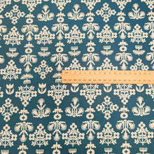 Load image into Gallery viewer, Flat lay of Ruby Star 100% Cotton, Paper Cuts 2, Floral, for sale at Minerva's Bower, ruler included for scale