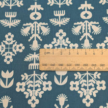 Load image into Gallery viewer, Close up flat lay of Ruby Star 100% Cotton, Paper Cuts 2, Floral, for sale at Minerva's Bower, ruler included for scale