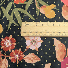 Load image into Gallery viewer, Close up of Liberty Tana Lawn Pavilion Spot A for sale at Minerva&#39;s Bower, ruler included for scale