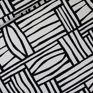 Flat Lay of See You At Six Linen Viscose, Permacube, for sale at Minerva's Bower