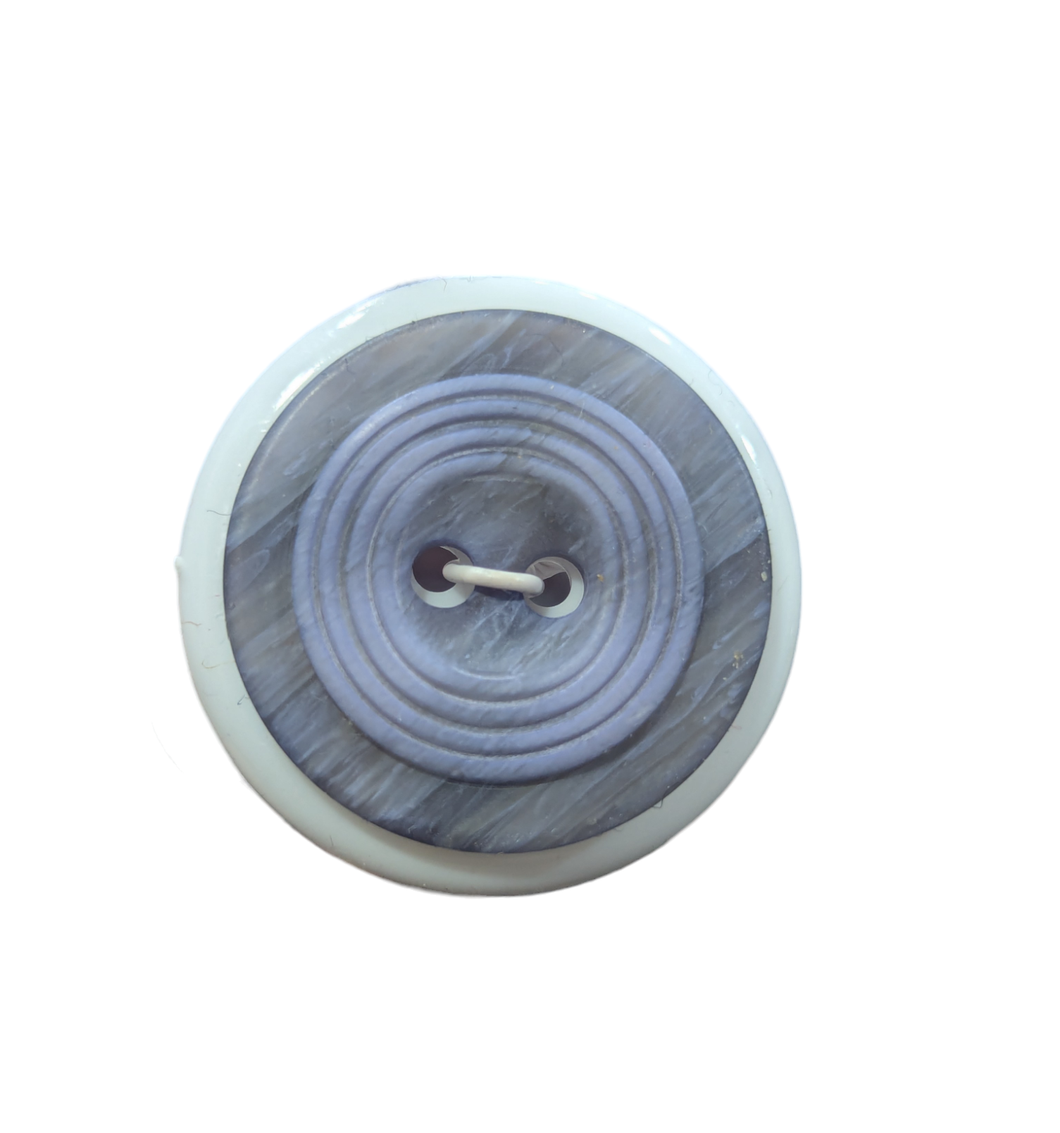 Ridged Variegated Button, Large