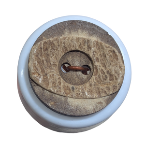 Rustic Coconut Button