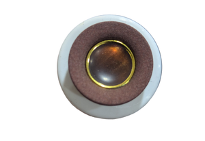 Concave Button with Gloss Centre