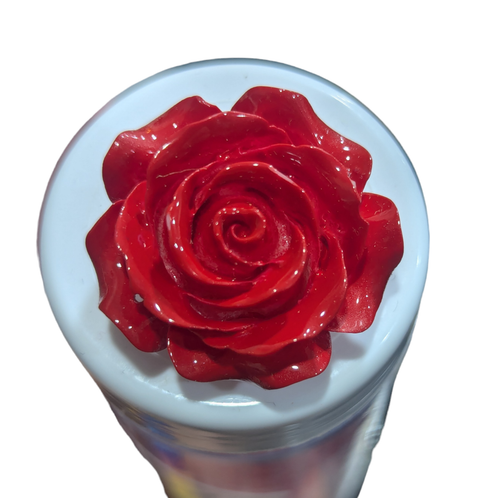 Red Rose Button