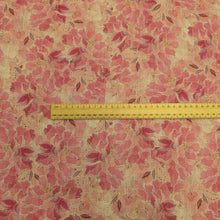 Load image into Gallery viewer, Flat lay of Ramie, Pink Peony, for sale at MInerva&#39;s Bower, ruler included for scale