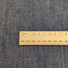 Load image into Gallery viewer, Japanese Selvedge Denim in Indigo for sale at Minerva&#39;s Bower, ruler included