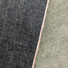 Load image into Gallery viewer, Selvedge edge of Japanese Selvedge Denim in Indigo for sale at Minerva&#39;s Bower