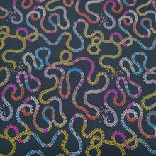 Load image into Gallery viewer, Flat lay of 100% Cotton, Pivot on Black by Ruby Star Society for sale at Minerva&#39;s Bower