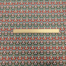 Load image into Gallery viewer, Liberty Tana Lawn Plume Hearts C  for sale at Minerva&#39;s Bower, ruler included for scale
