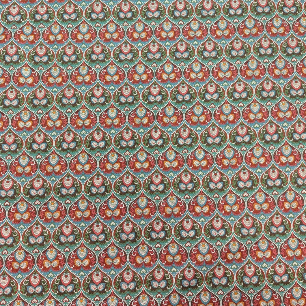 Liberty Tana Lawn Plume Hearts C  for sale at Minerva's Bower