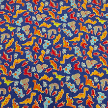 Load image into Gallery viewer, Flat lay of 100% Cotton Poplin, Dinos for sale at Minerva&#39;s Bower