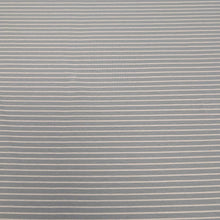 Load image into Gallery viewer, Whistle Jersey in Powder, stretch cotton jersey in blue with fine white stripe, for sale at Minerva&#39;s Bower