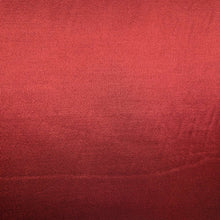 Load image into Gallery viewer, A close-up of a red viscose twill satin fabric surface, our Prom Viscose in Claret. Available at Minerva's Bower