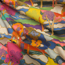 Load image into Gallery viewer, Flat drape of Liberty 100% cotton Tana Lawn, Prospect Road A  - for sale at Minerva's Bower