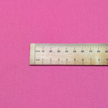 Load image into Gallery viewer, Close up flat lay of Quackers 100% Cotton Duck, Pink, ruler included - for sale at Minerva's Bower