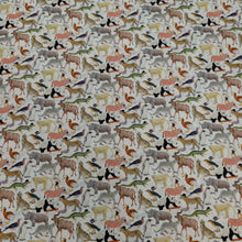 Load image into Gallery viewer, Liberty 100% Cotton Tana Lawn, Quey 2 A, animals on White backgound, for sale at Minerva&#39;s Bower