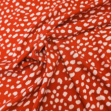 Load image into Gallery viewer, Flat lay of Rayon, Stoney River. Available at Minerva&#39;s Bower. Fabric draped to show how it handles