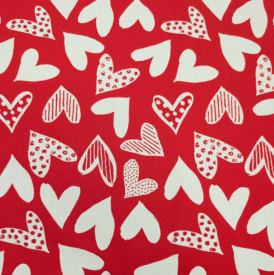 Flat lay of 100% Cotton Poplin, Red Heart for sale at Minerva's Bower