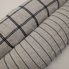 Load image into Gallery viewer, Remi Linen Rayon Check and Stripe - for sale at Minerva's Bower