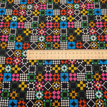 Load image into Gallery viewer, Flat lay of Ruby Star 100% Cotton, 1-800-Notion Cross-Stitch, ruler included for scale- for sale at  Minerva's Bower